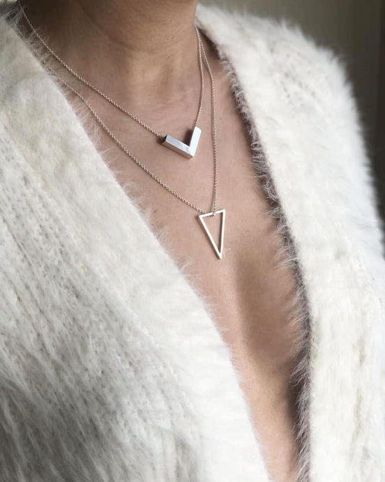 Triangle  Necklace