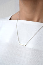 Swing bar necklace - Silver