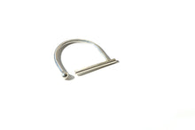 Bar orb open ring - Silver